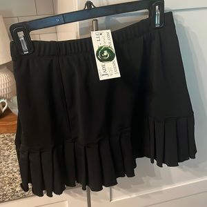 Black Jade Sport ruffled tennis skirt